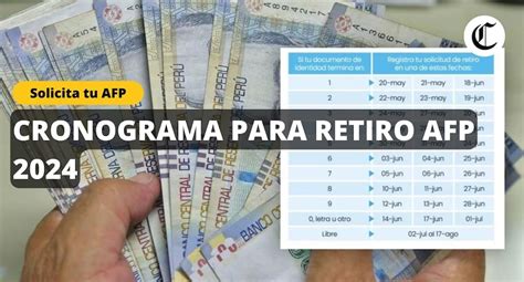 Retiro AFP Libre 2024: Estas son las fechas actualizadas para .